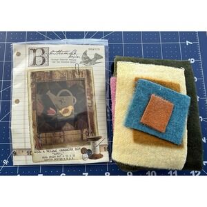 Buttermilk Basin Wool & Needle BOM April Pattern w Wool Fabric ~ Spring